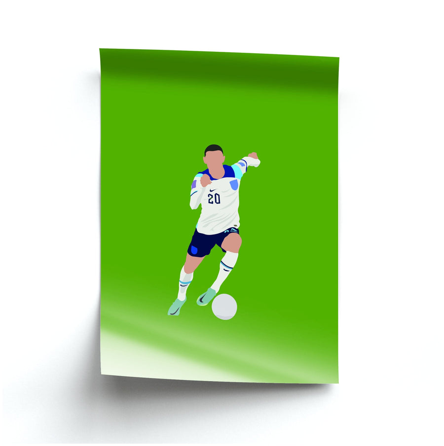 Phil Foden - Football Poster