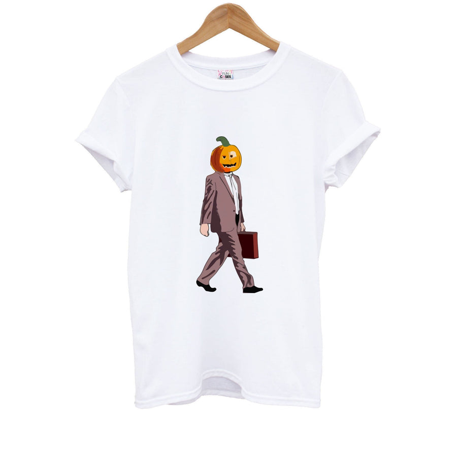 Dwight Pumpkin Head - The Office Kids T-Shirt