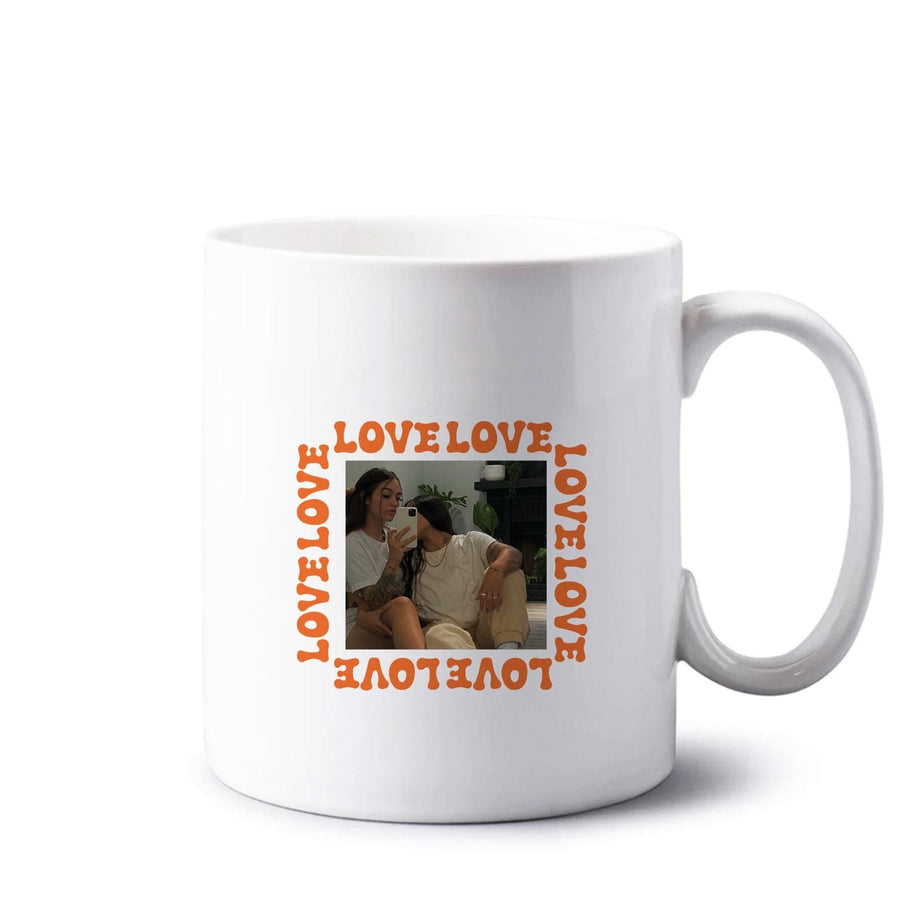 Love, Love, Love - Personalised Couples Mug