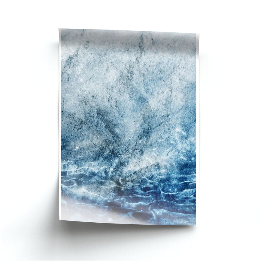 Sea Blue Marble Poster