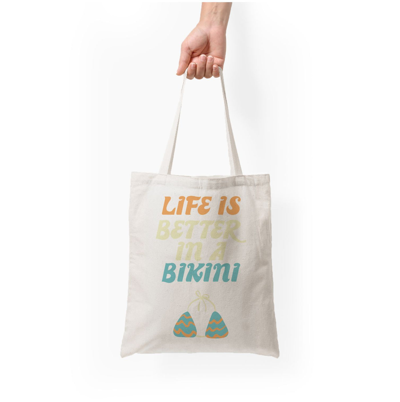 Life Is Better In A Bikini - Summer Quotes Tote Bag