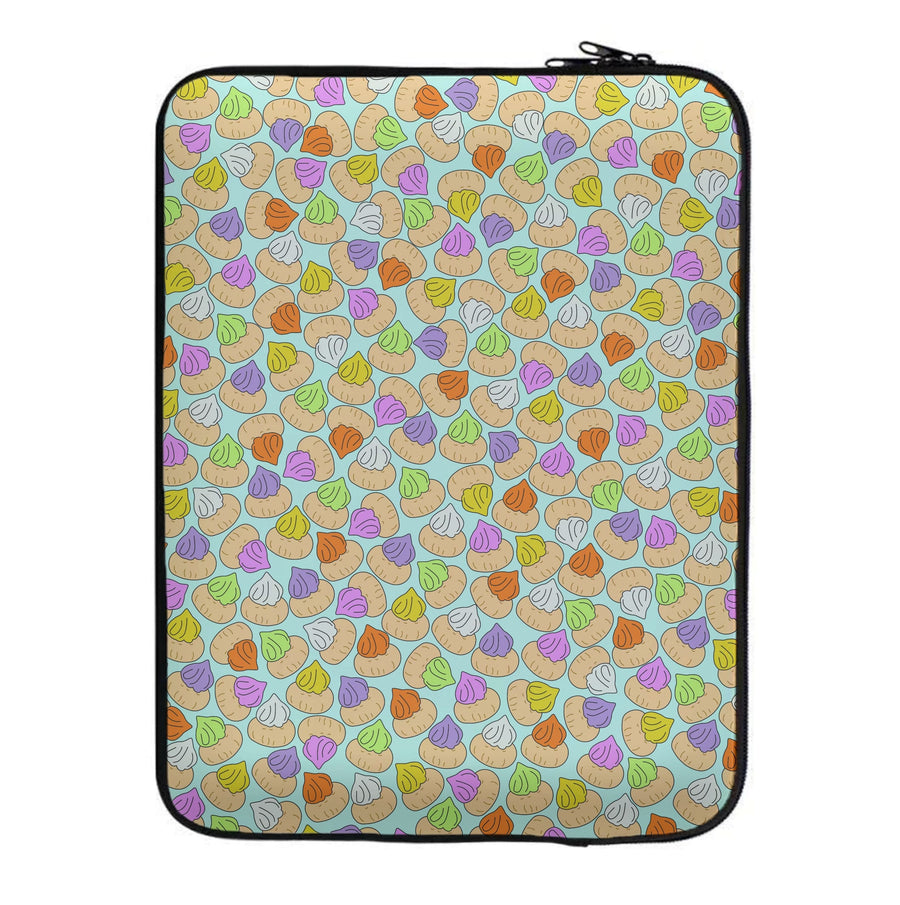 Iced Gems - Biscuits Patterns Laptop Sleeve