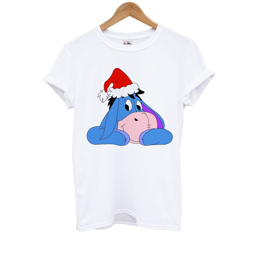 Eeyore Pattern - Disney Christmas Kids T-Shirt