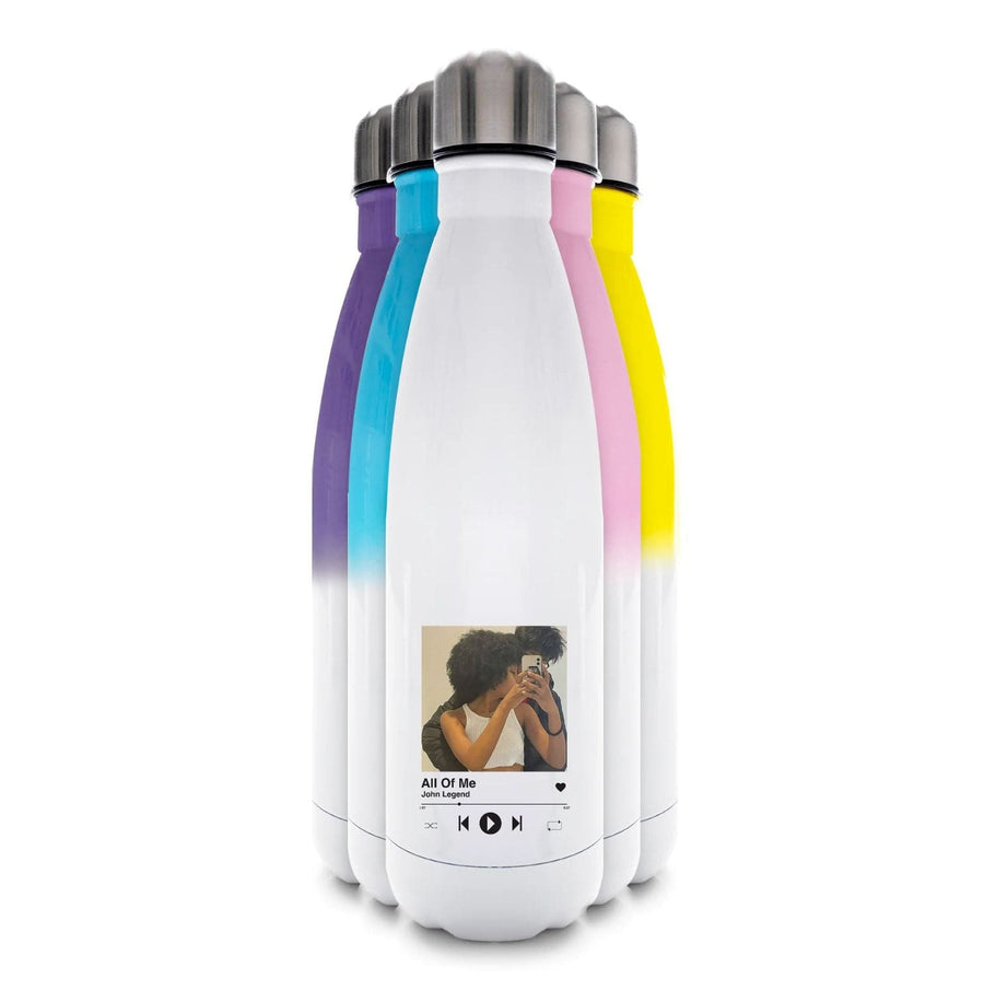 Album Cover - Personalised Couples Water Bottle