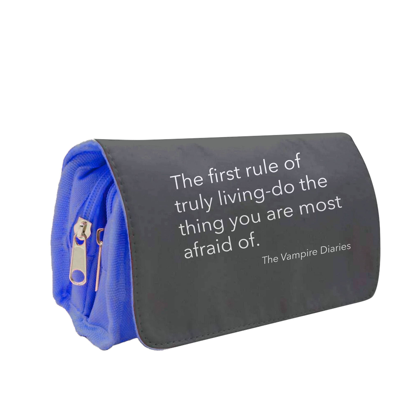 The First Rule Of Truly Living - Vampire Diaries Pencil Case