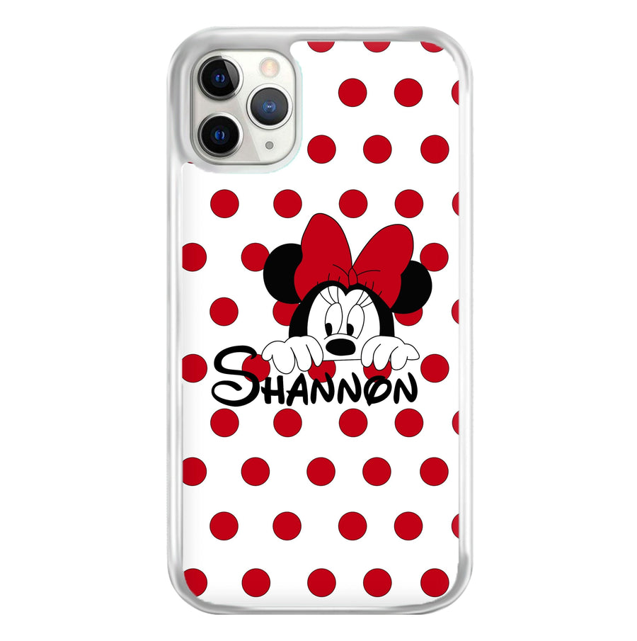 Minnie Mouse - Personalised Disney  Phone Case