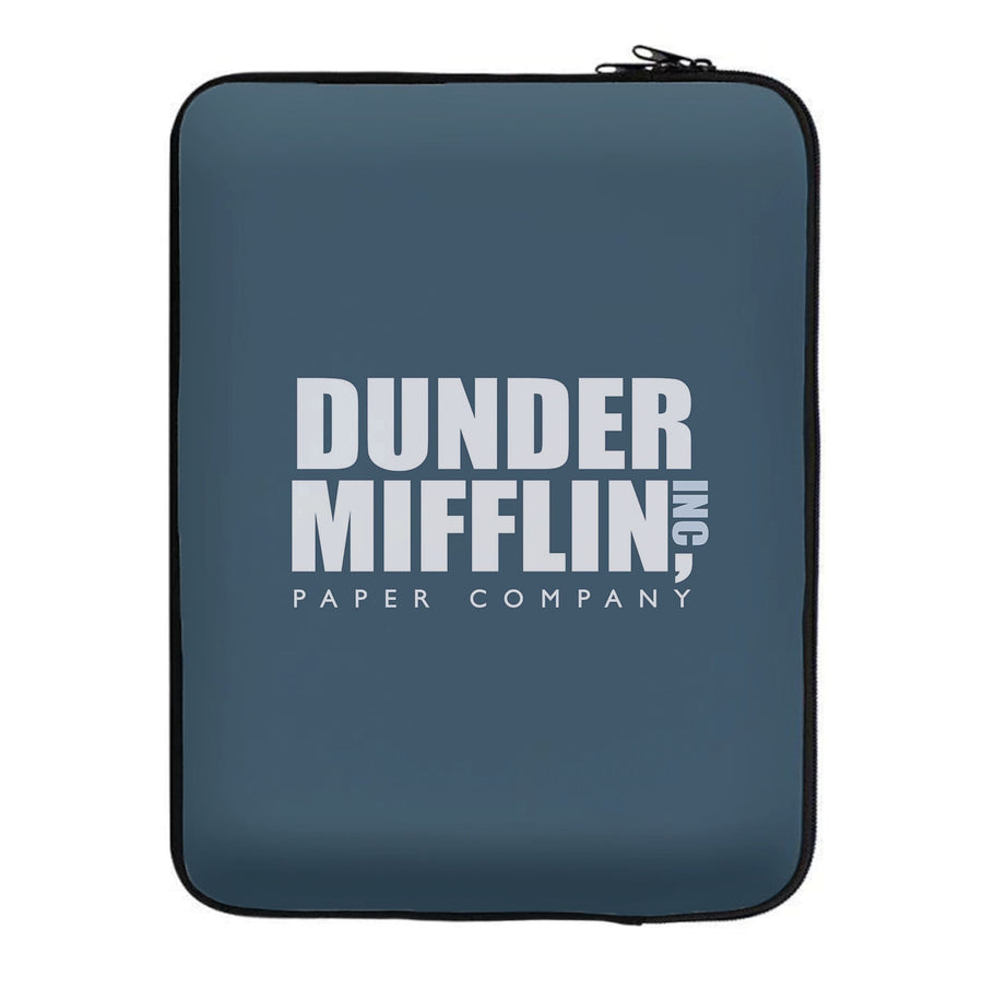 Dunder Mifflin Logo - The Office Laptop Sleeve