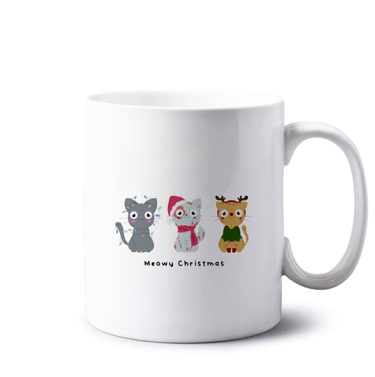 Meowy Christmas Mug