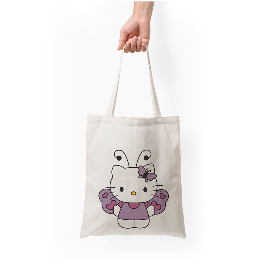 Butterfly - Hello Kitty Tote Bag
