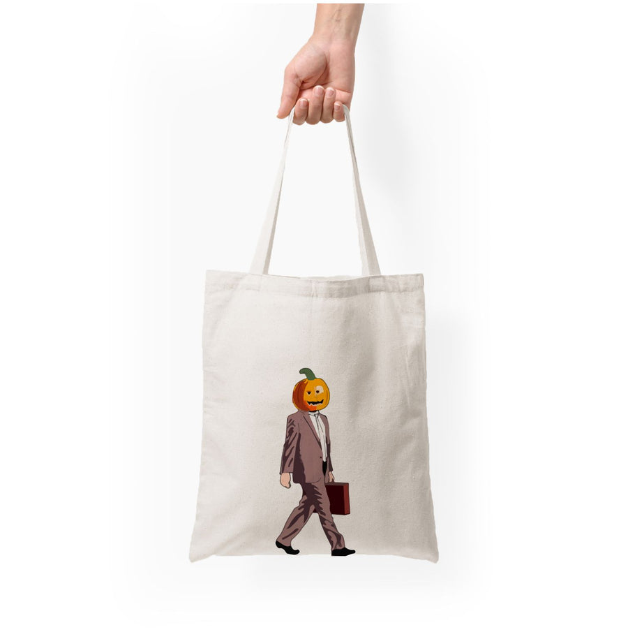Dwight Pumpkin Head - The Office Tote Bag