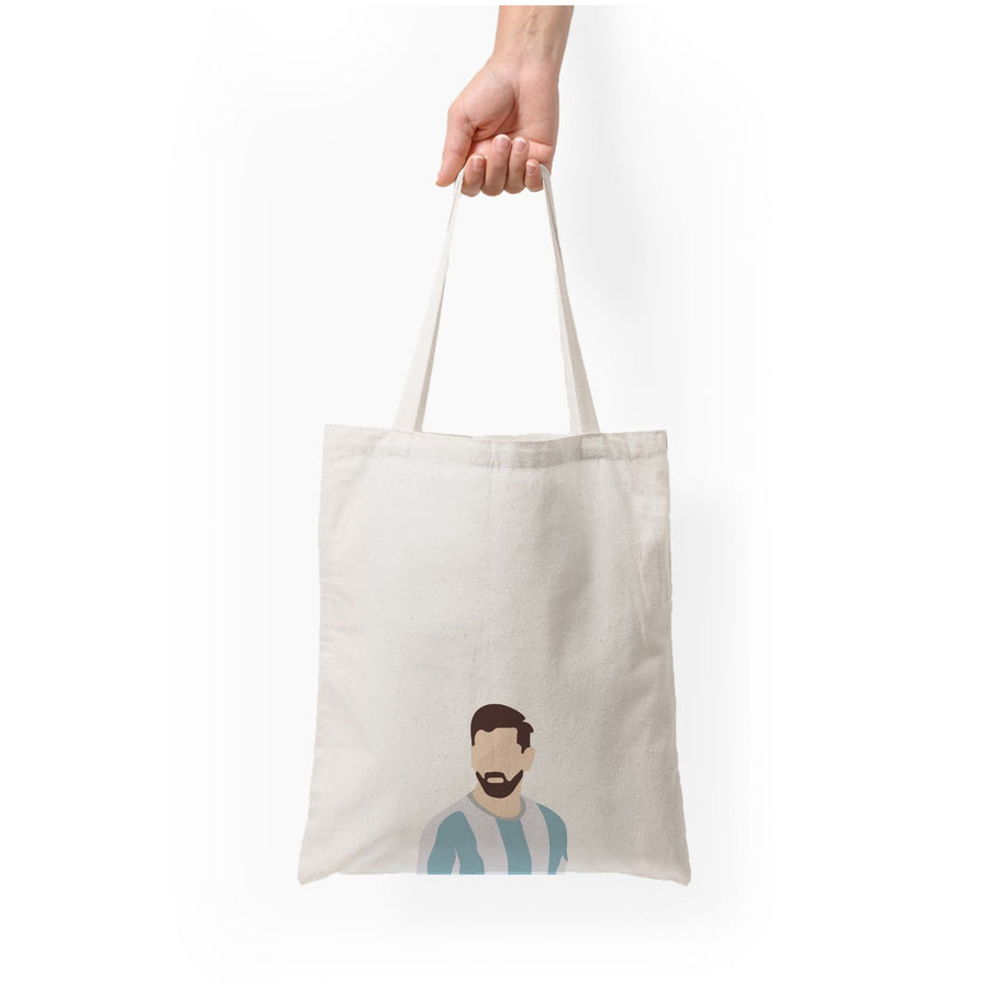 Face - Messi Tote Bag