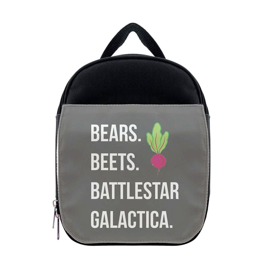 Bears. Beets. Battlestar Galactica Illustration - The Office Lunchbox