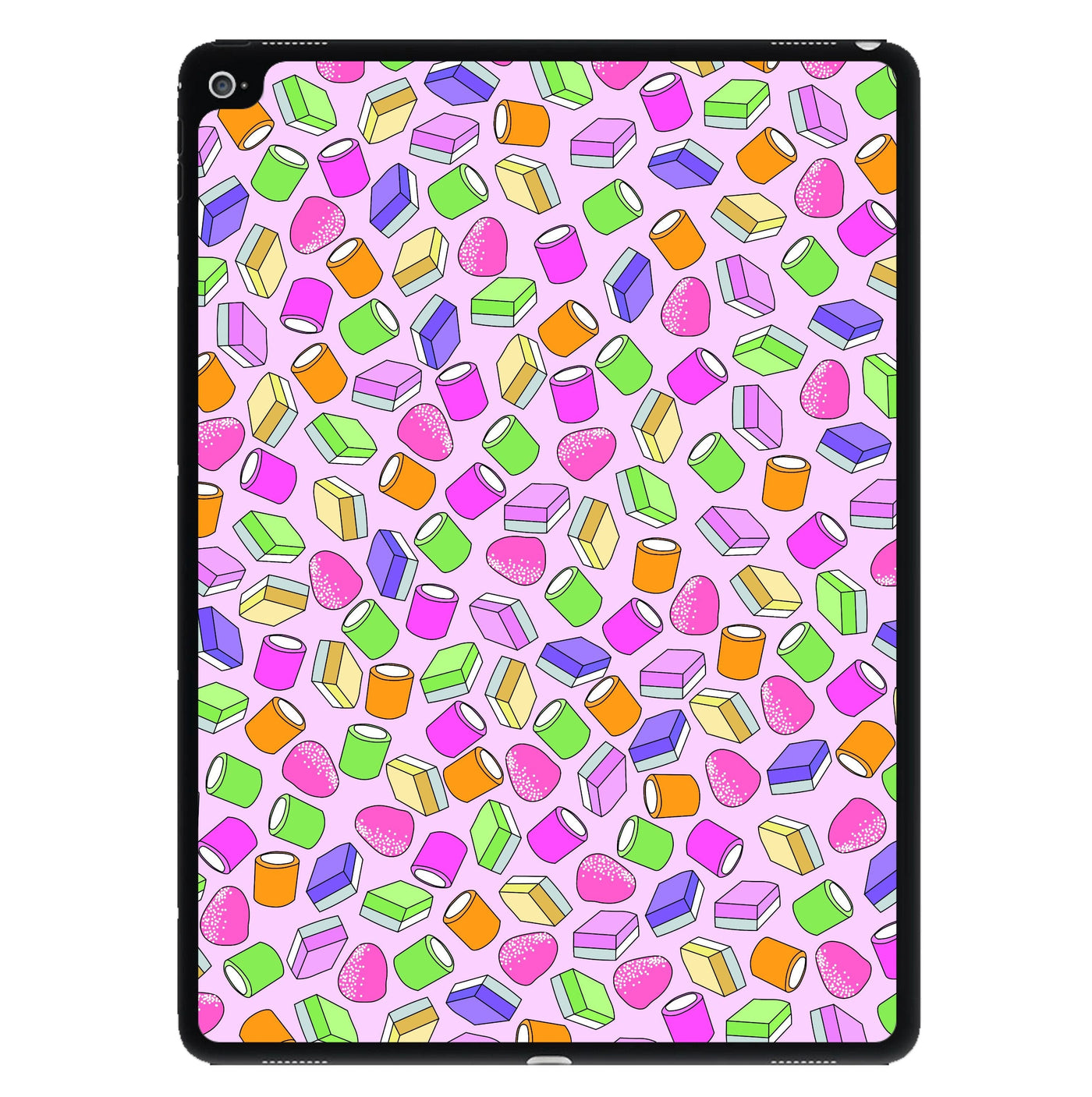 Pink Dolly Mix - Sweets Patterns iPad Case