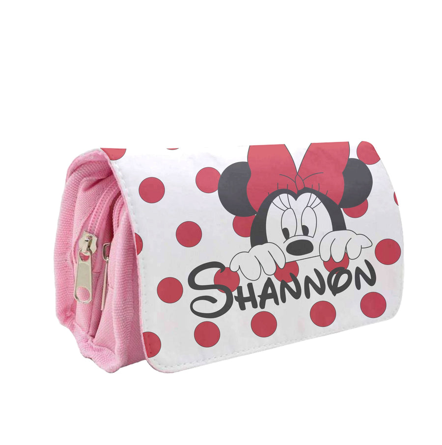 Minnie Mouse - Personalised Disney  Pencil Case