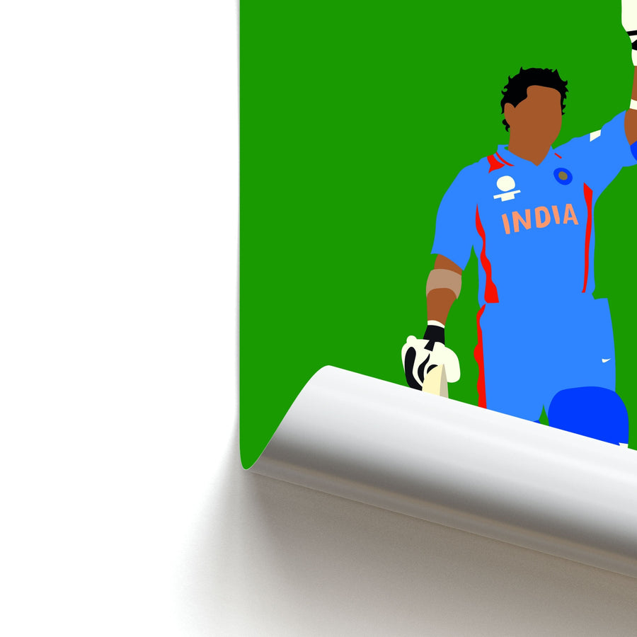 Sachin Tendulkar - Cricket Poster