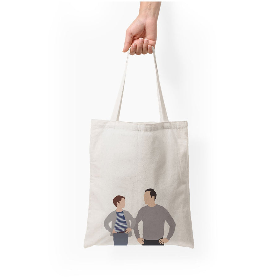 Big And Little Sheldon - Young Sheldon Tote Bag