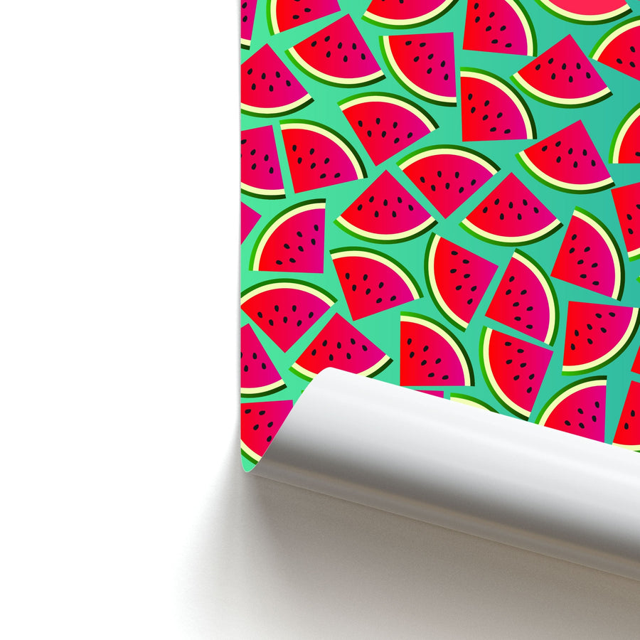 Watermelons - Fruit Patterns Poster