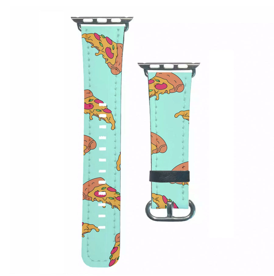 Pizza - Fast Food Patterns Apple Watch Strap