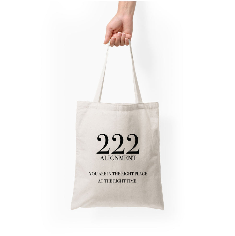 222 - Angel Numbers Tote Bag