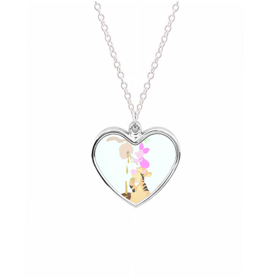 Tigger , Piglet , Winnie The Pooh  Necklace