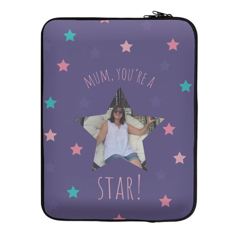 Star - Personalised Mother's Day Laptop Sleeve