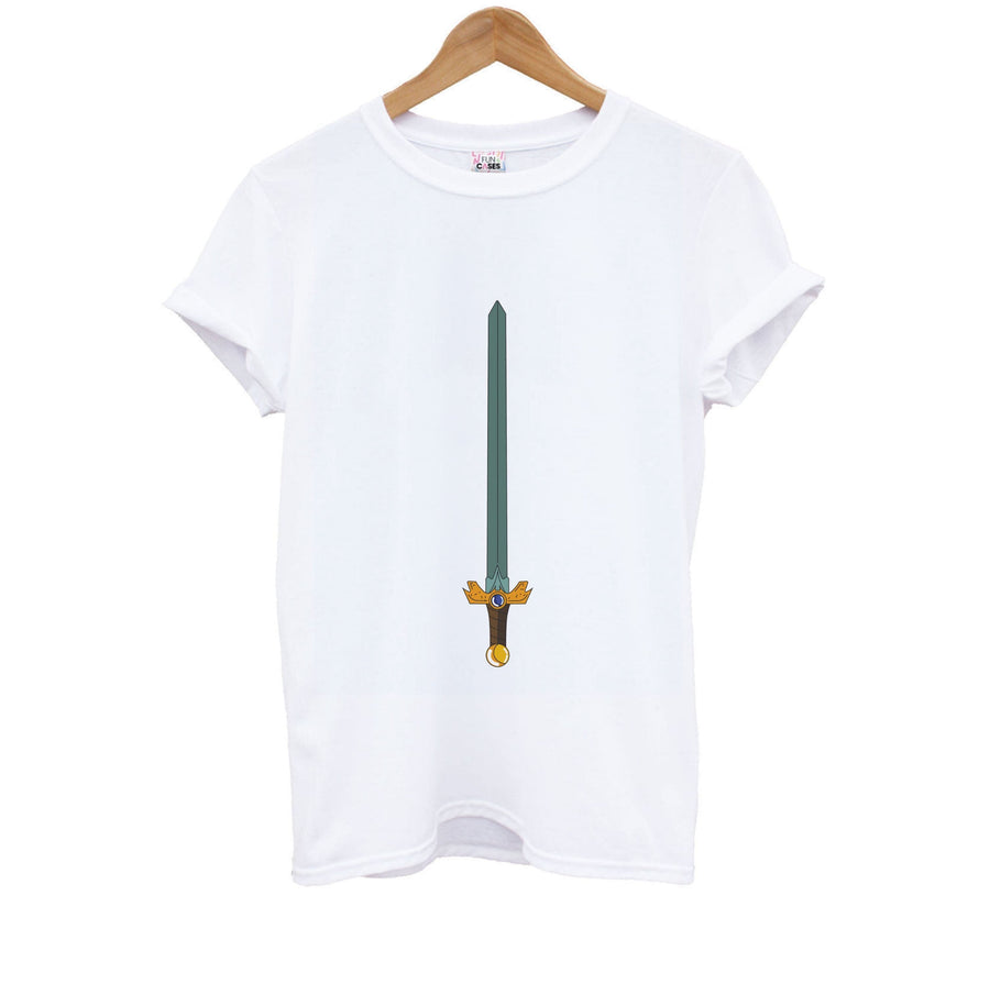 Finns Sword - Adventure Time Kids T-Shirt