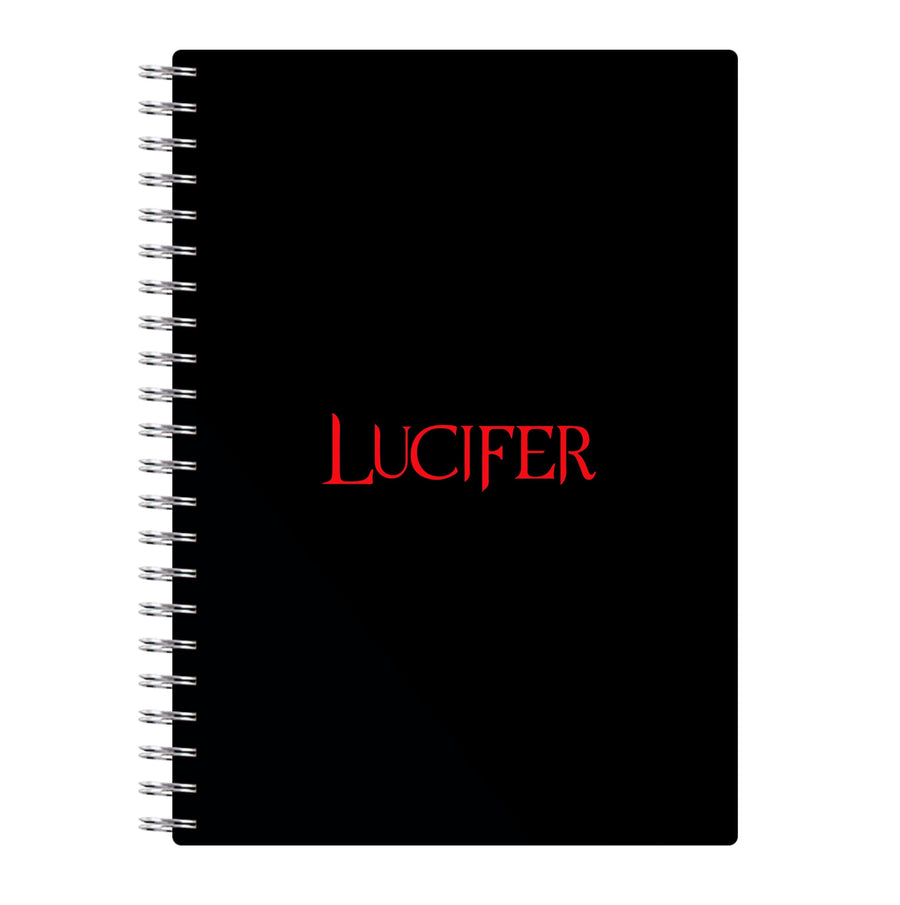 Lucifer Text Notebook