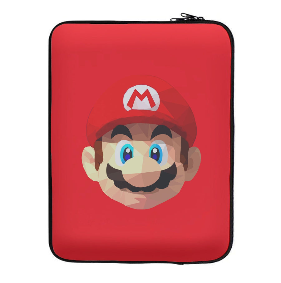 Mario Face - Mario Laptop Sleeve