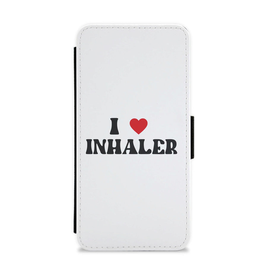 I Love Inhaler Flip / Wallet Phone Case