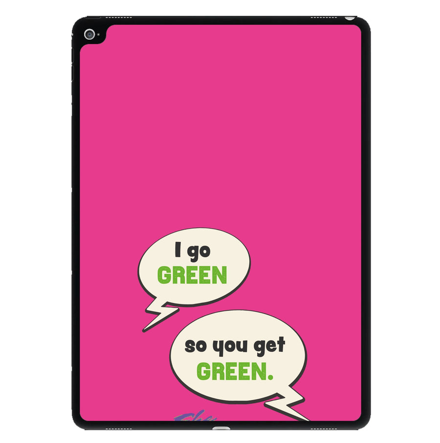I Go Green - She Hulk iPad Case