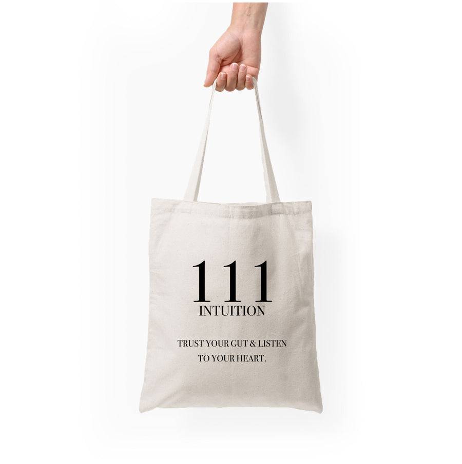 111 - Angel Numbers Tote Bag