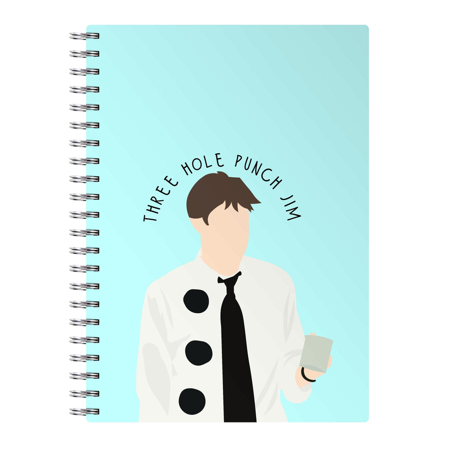 Three Hole Punch Jim The Office - Halloween Specials Notebook