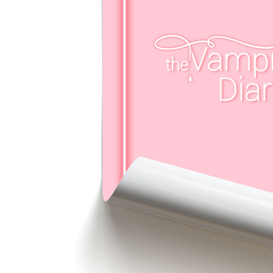 The Vampire Diaries Logo Poster