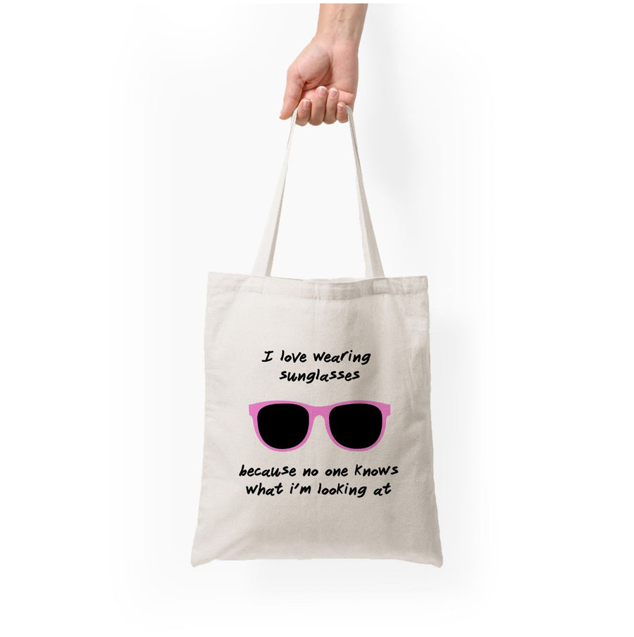 I Love Wearing Sunglasses - Summer Tote Bag