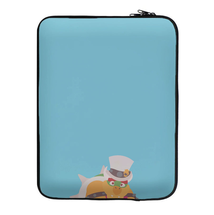 Boswer Dressed Up - The Super Mario Bros Laptop Sleeve