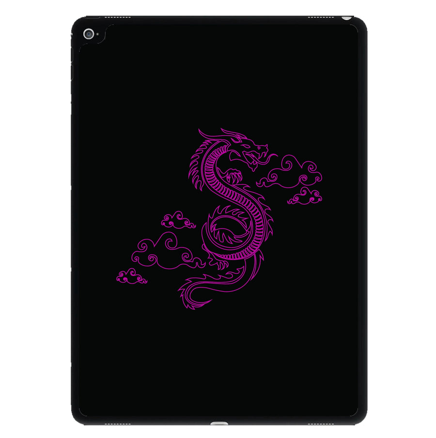 Pink - Dragon Patterns iPad Case