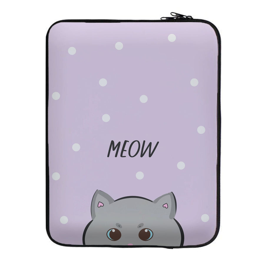 Grey Kitty - Cats Laptop Sleeve