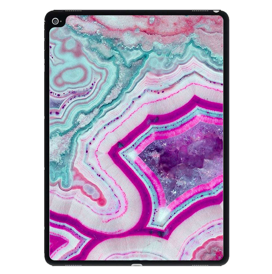 Purple Geode Pattern iPad Case