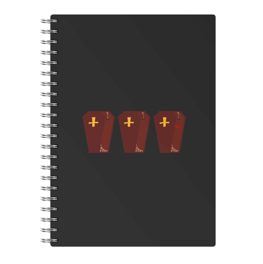 Coffin Pattern - Halloween Notebook