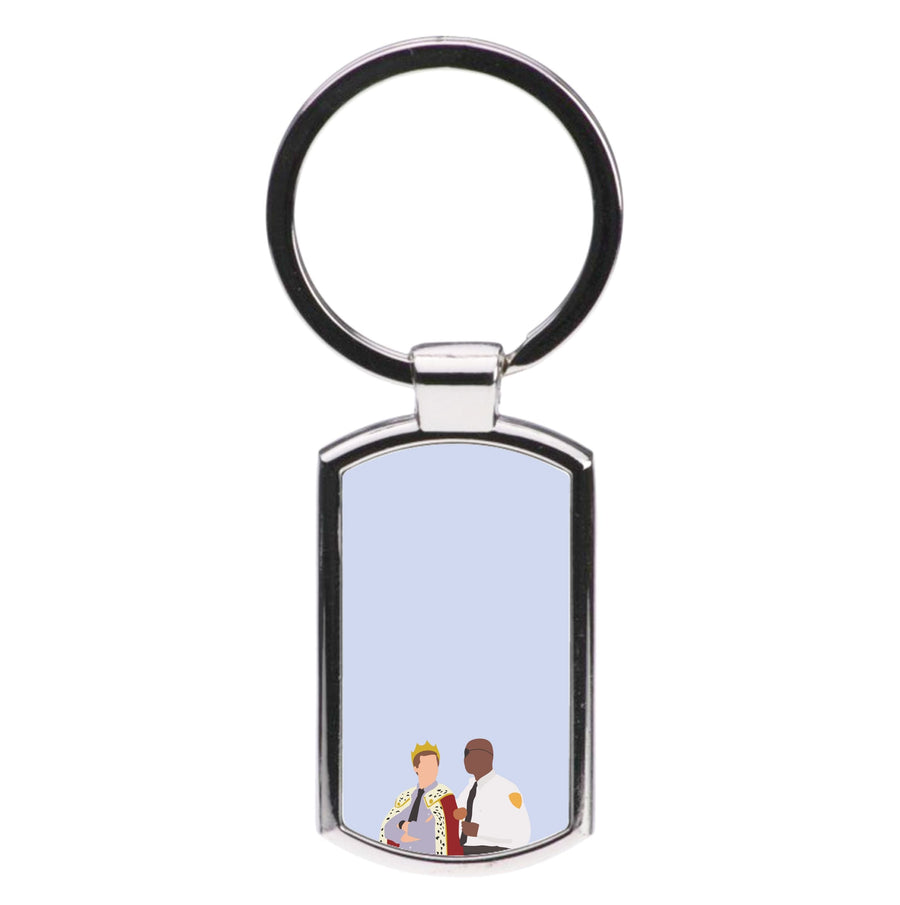 Jake and Holt Brooklyn 99 - Halloween Specials Luxury Keyring