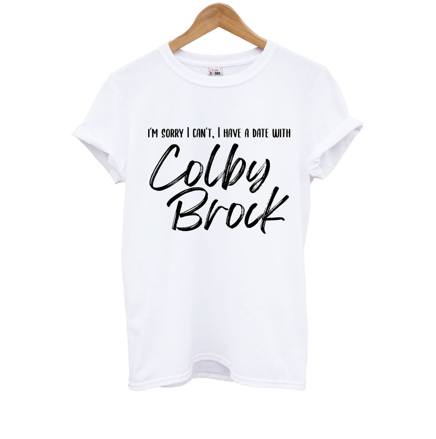 Date With Colby - Sam And Colby Kids T-Shirt