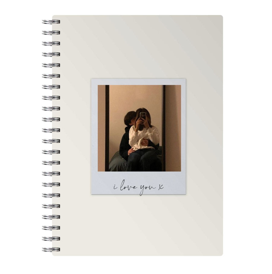 I Love You Polaroid - Personalised Couples Notebook