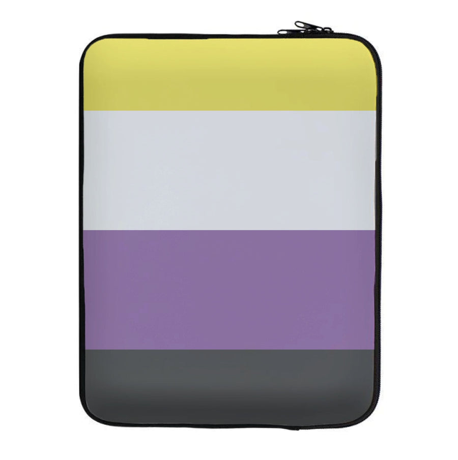 Non-Binary Flag - Pride Laptop Sleeve