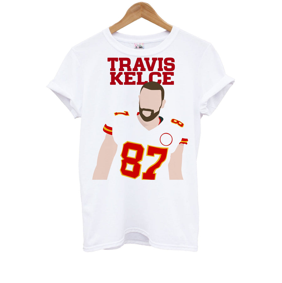 Red Travis Kids T-Shirt
