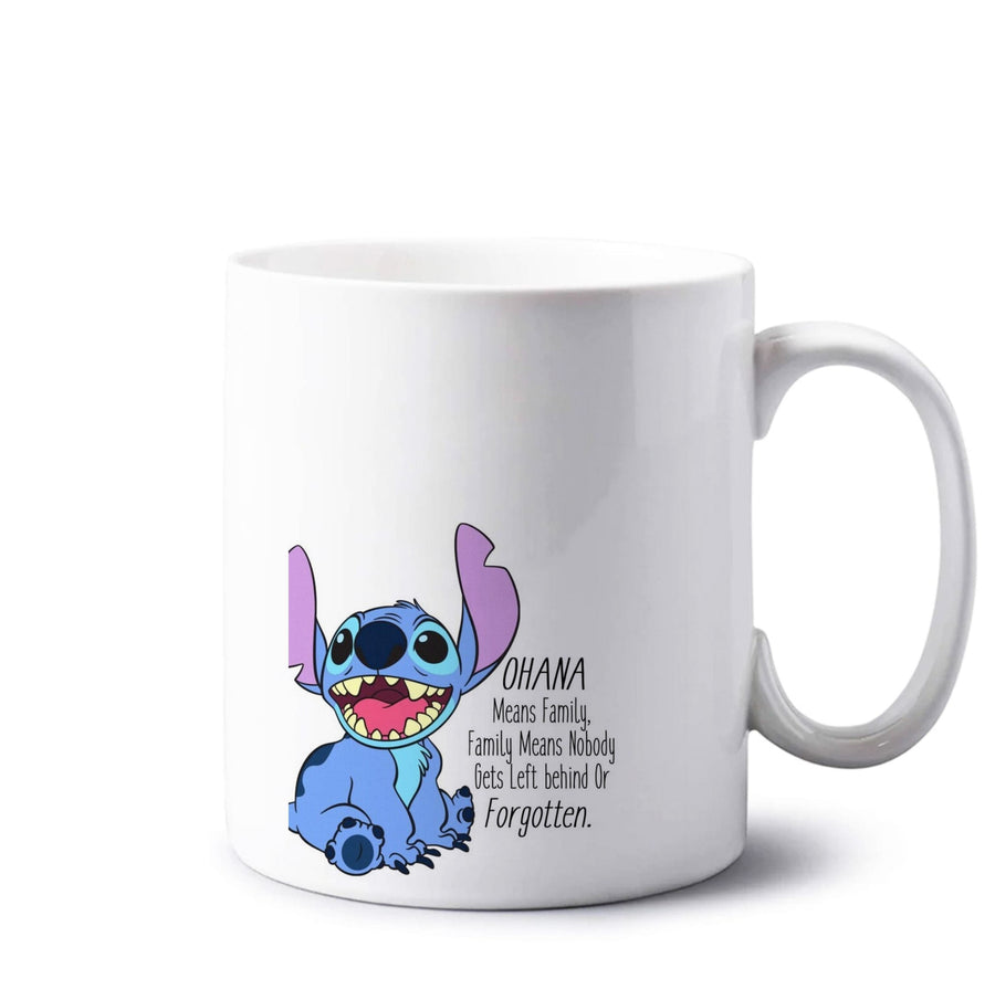 Ohana Means Family - Stitch Mug