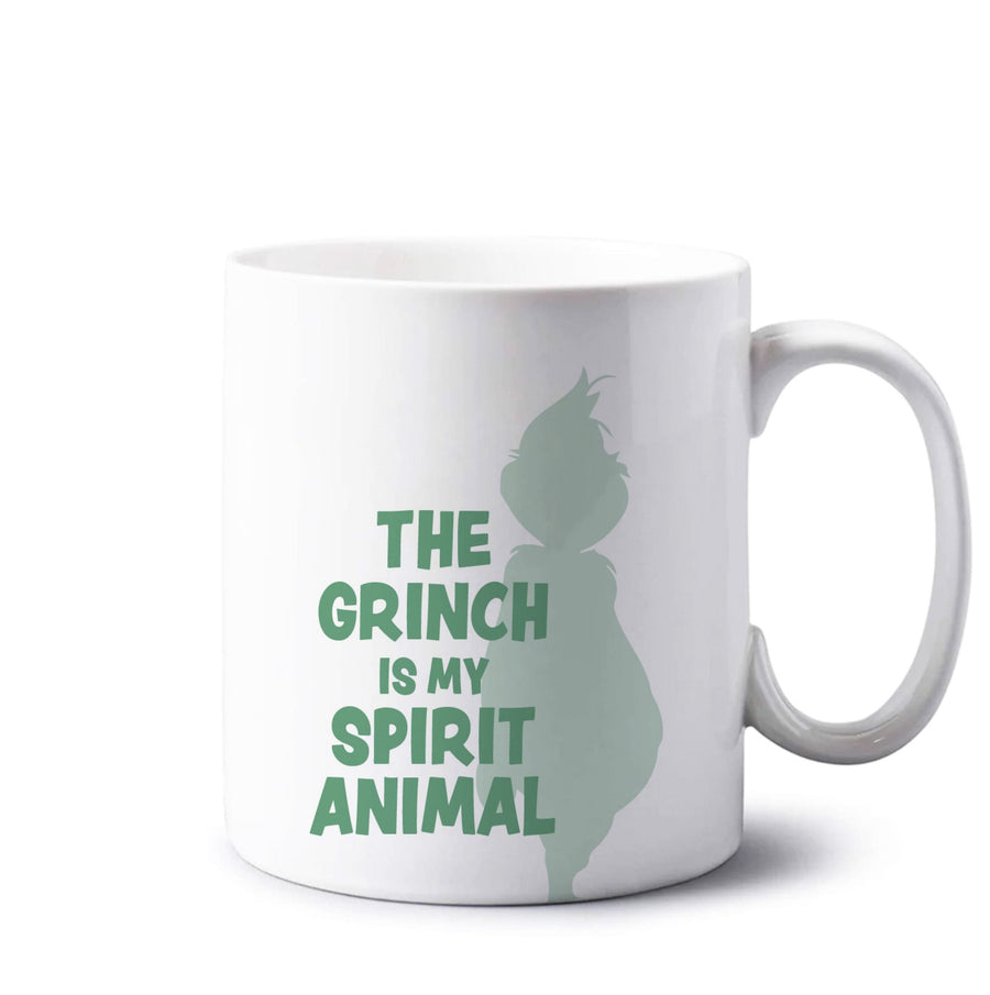 The Grinch Is My Spirit Animal Mug