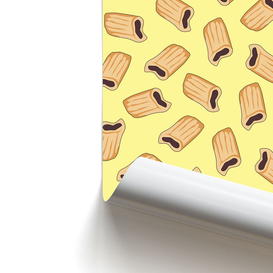 Fig Rolls - Biscuits Patterns Poster