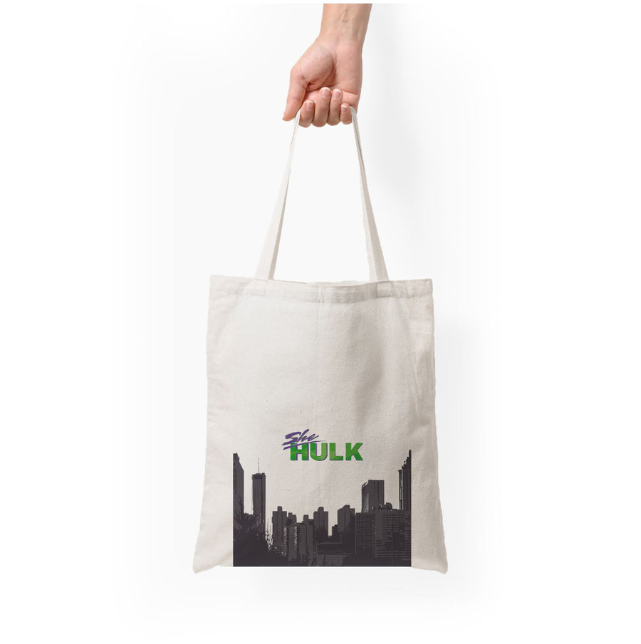 City - She Hulk Tote Bag