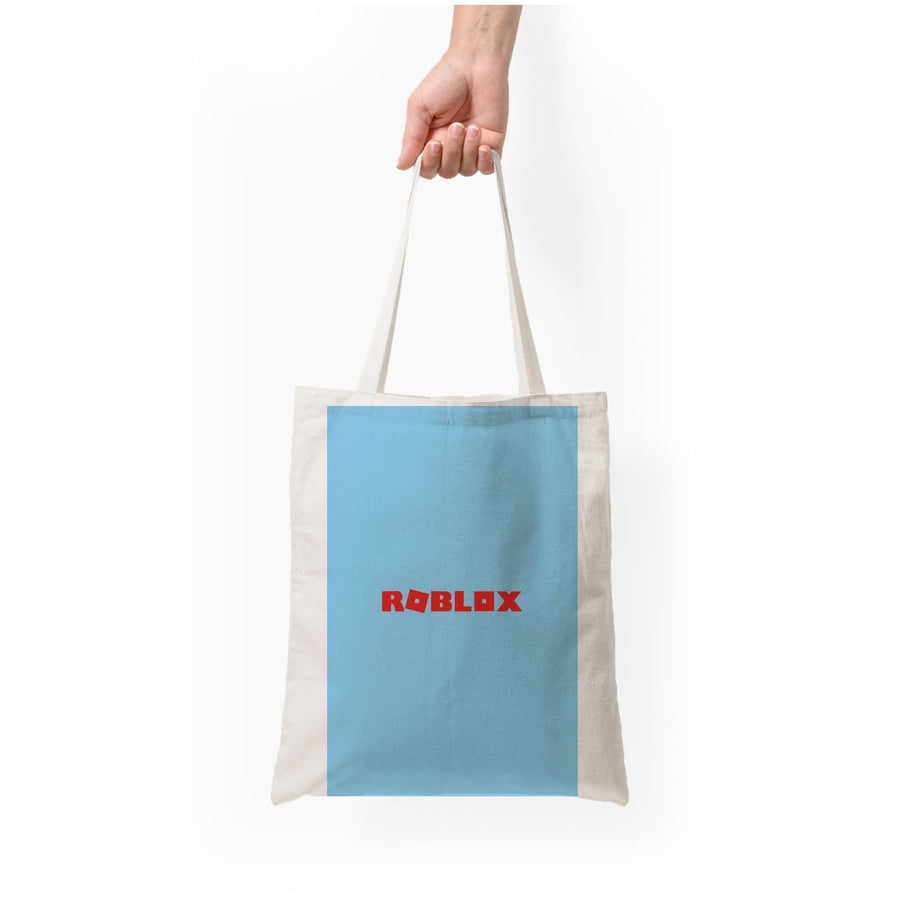 Roblox logo - Blue Tote Bag