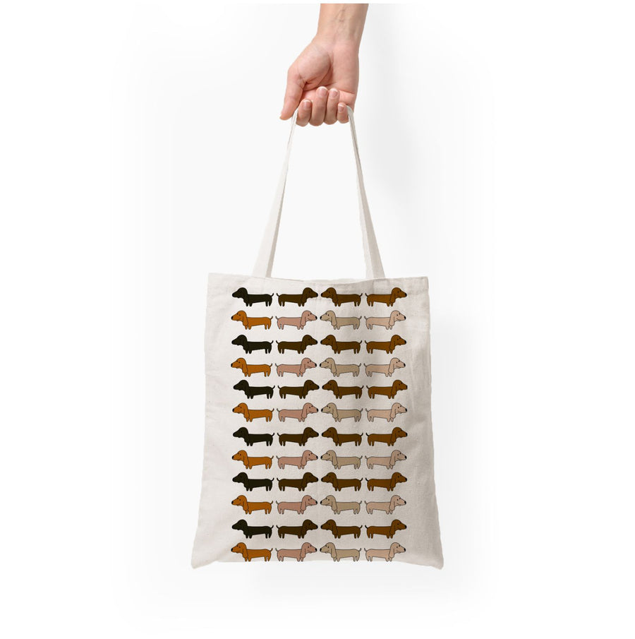 Collage - Dachshunds Tote Bag